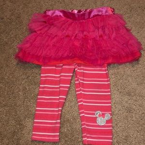 Baby skirt with leggings